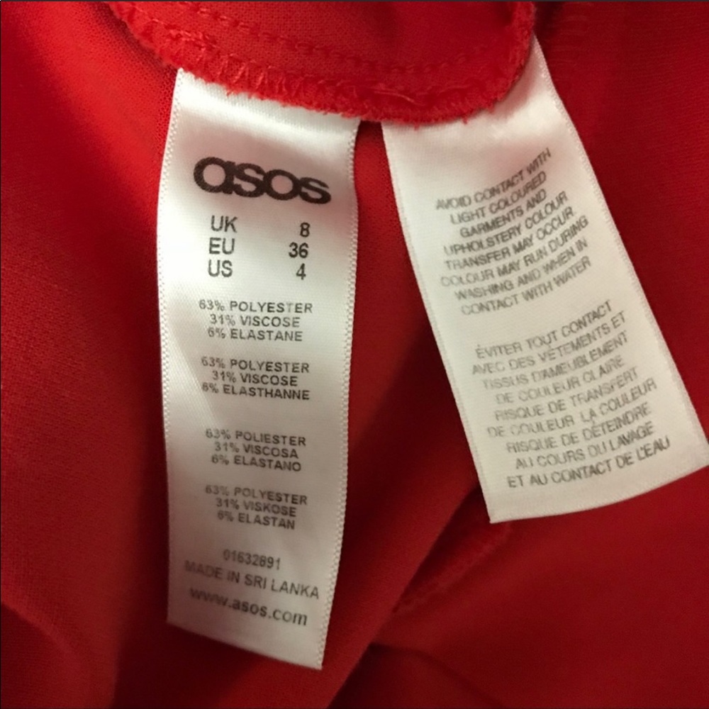 ASOS Red Dress - Picture 7 of 7